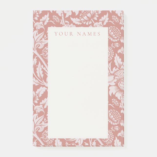 POST-IT NOTES : WILLIAM MORRIS : FLORAL DESIGN (Front)