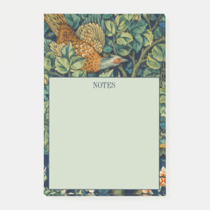 POST-IT NOTES WILLIAM MORRIS "PHÉASANT" DESIGN