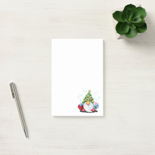 Post-it® Notes with Christmas Gnome (Office)