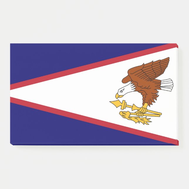 Post-it Notes with flag of American Samoa, USA (Front)