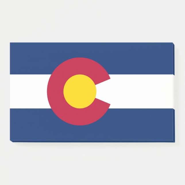 Post-it Notes with flag of Colorado, USA (Front)