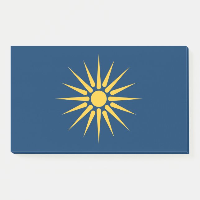Post-it® Notes with flag of Macedonia, Greece (Devant)