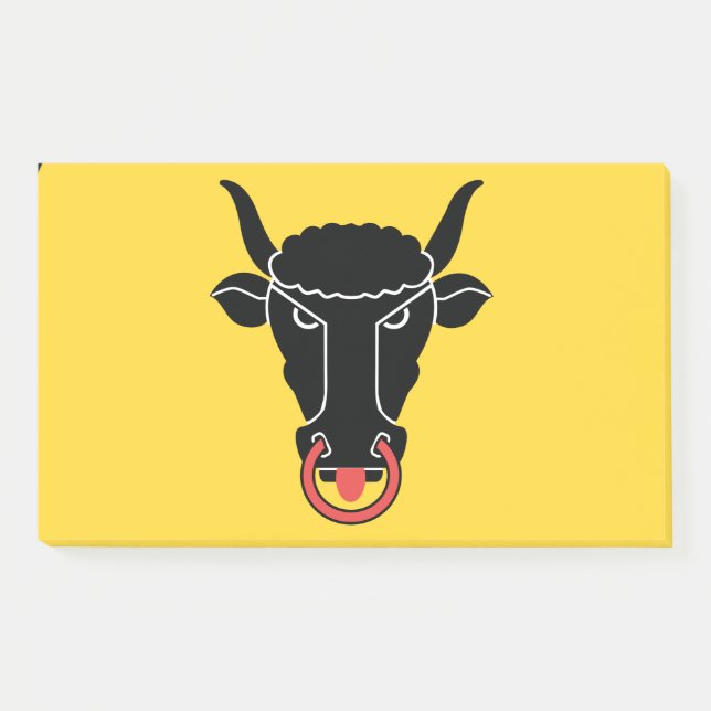 Post-it® Notes with flag of Uri, Switzerland (Devant)