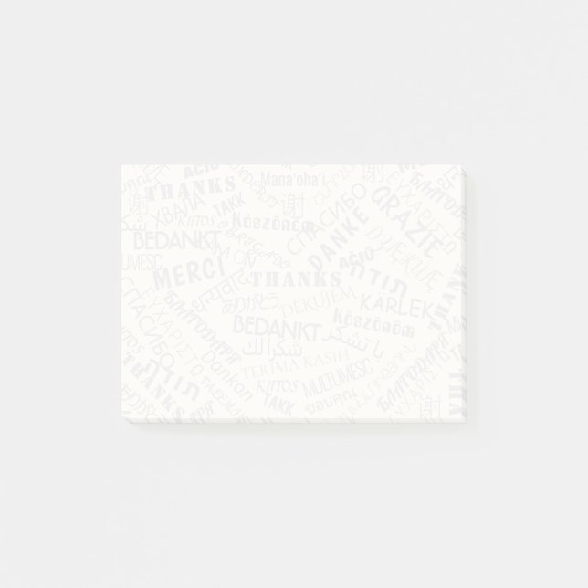 Post-it® Notes with THANK YOU Text (Front)