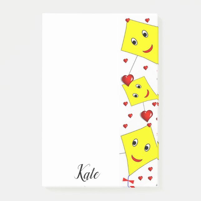 Post-it Notes Yellow Kites (Front)