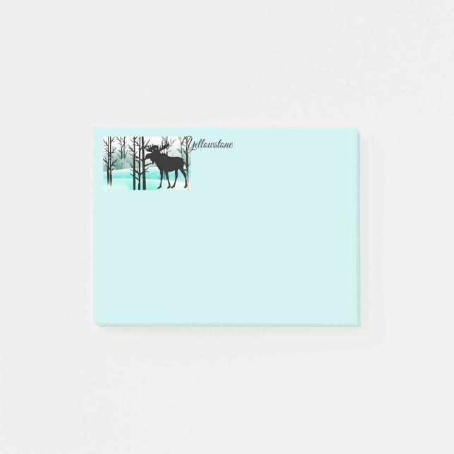 Post-it-Notes Yellowstone Moose Post-it Notes (Front)