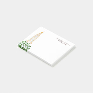 Post-it® Notre-Dame de Fatima et roses blanches