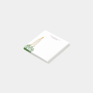 Post-it® Notre-Dame de Fatima et roses blanches