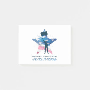 Post-it® N'oubliez jamais notre Fallen Heroes Pearl Harbor