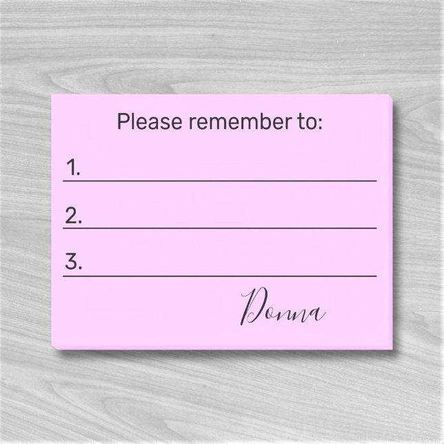 Post-it® N'Oubliez Pas Votre Texte (Créateur téléchargé)