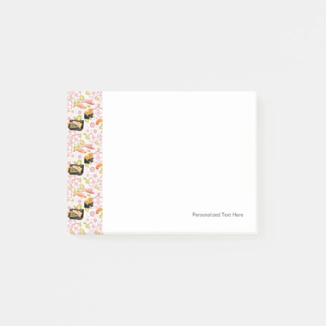 Post-it® Nourriture japonaise : Motif 2 de sushi (Devant)