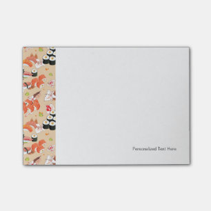 Post-it® Nourriture japonaise : Motif 3 de sushi