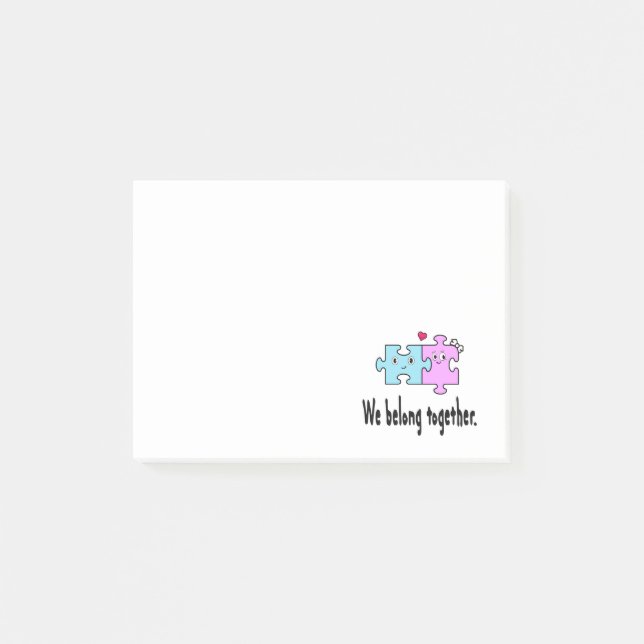 Post-it® Nous appartenons ensemble (Devant)