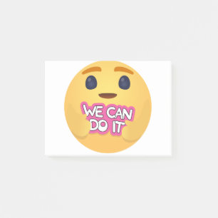 Post-it® Nous pouvons le faire soin Emojis