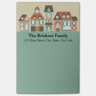 Post-it® Nouveaux bloc - notes personnalisés d'adresse