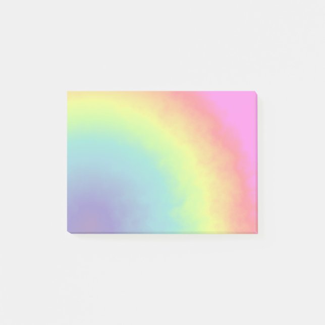Post-it® nuage arc-en-ciel Pavé Post-It-Notes (Devant)