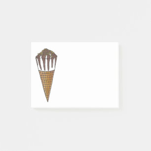 Post-it® Nutty Buddy Vanilla Ice Cream Cone Poster de la no