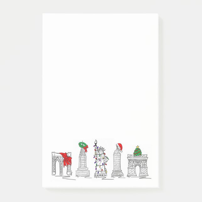 Post-it® NYC Noël Noël Noël Noël Architecture New York (Devant)