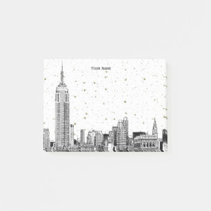 Post-it® NYC Skyline 01 Etchd do-it-yourself BG Color Starr