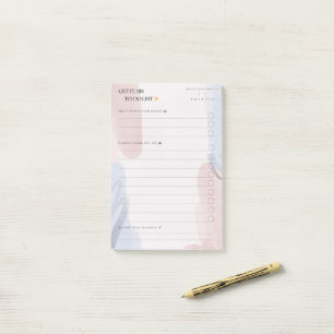 Post-it® Obtenez-le, Sis To Do List Sticky Notes
