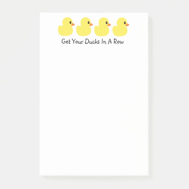 Post-it® "Obtenez vos canards des notes de post-it dans (Devant)