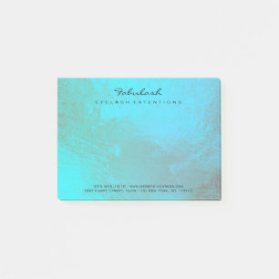 Post-it® Ocean Blue Metallic Name Web Numéro de téléphone