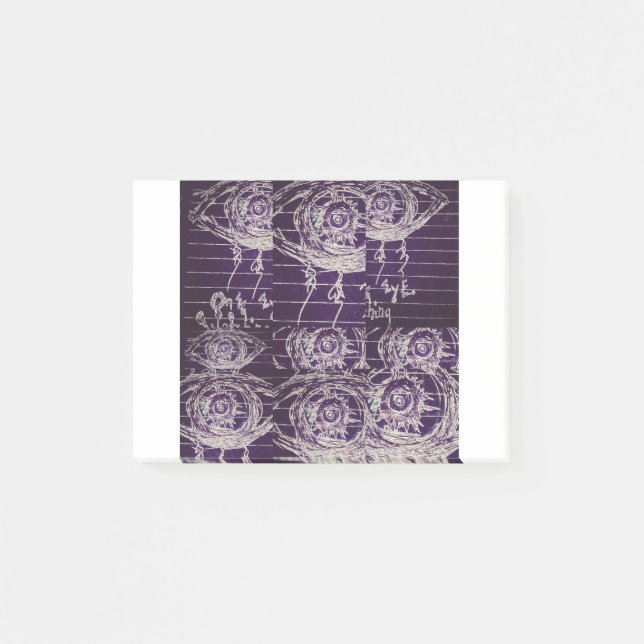 Post-it® Oeil Abstrait (Devant)