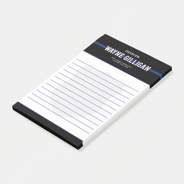 Post-it® Officier de police personnalisé (Incliné)