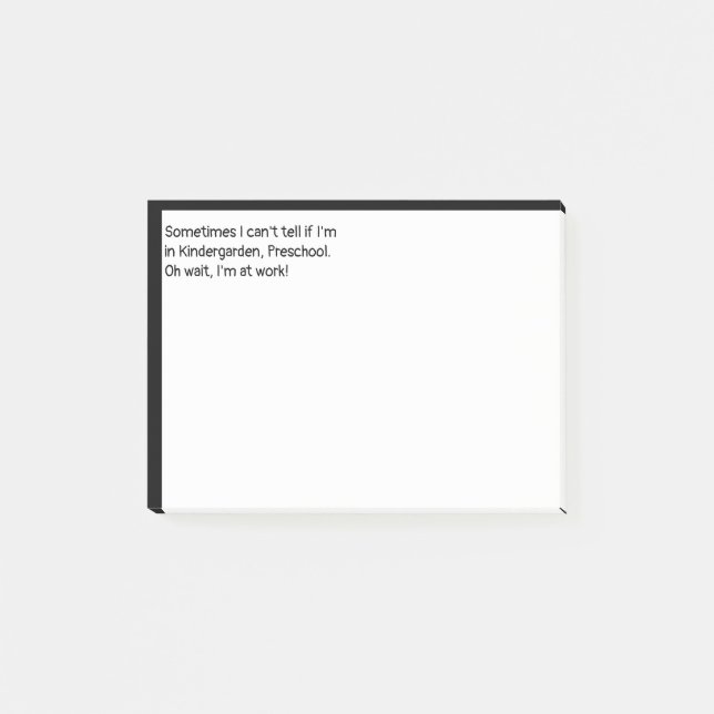 Post-it® Oh attendez que je sois au travail (Devant)