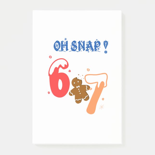 Post-it® Oh Snap Gingerbread 67 (Devant)