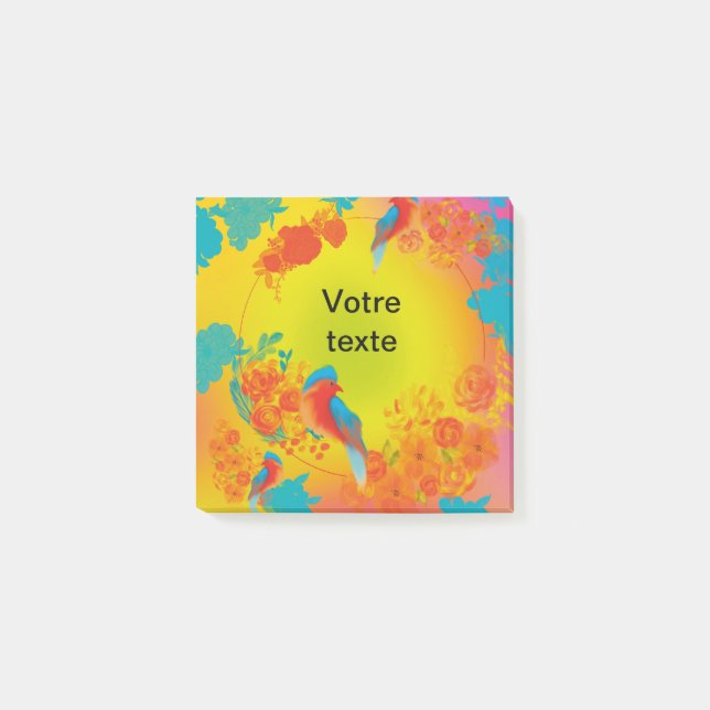 Post-it® oiseau (Devant)