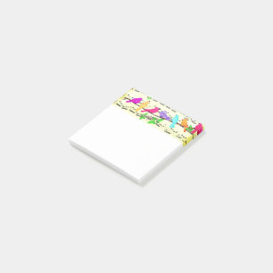 Post-it® Oiseaux musicaux colorés Publier les notes Printem
