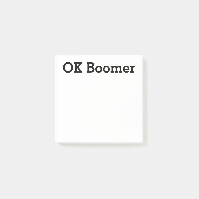 Post-it® OK Boomer (Devant)