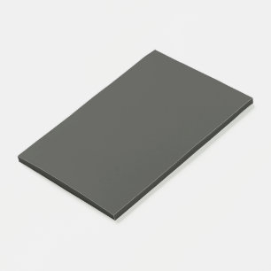 Post-it® olive noire (couleur solide)