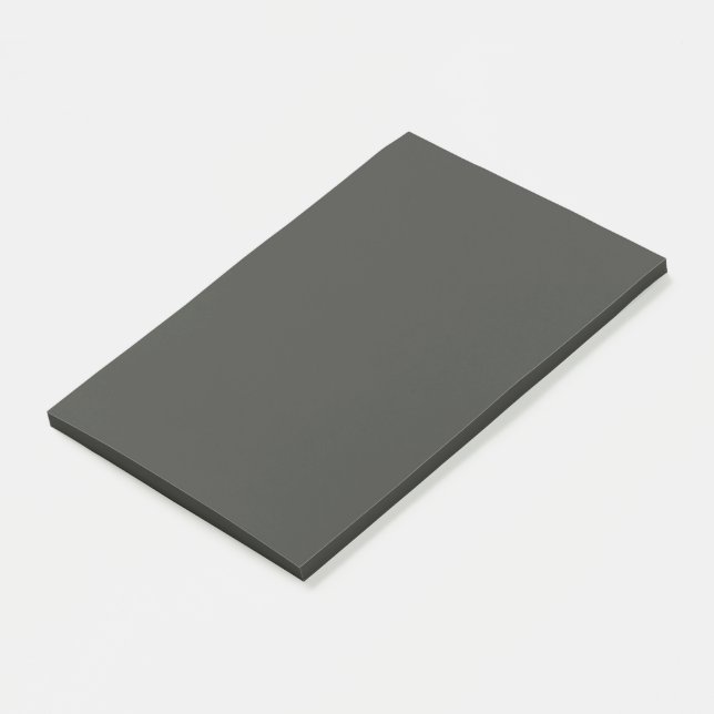 Post-it® olive noire (couleur solide) (Incliné)