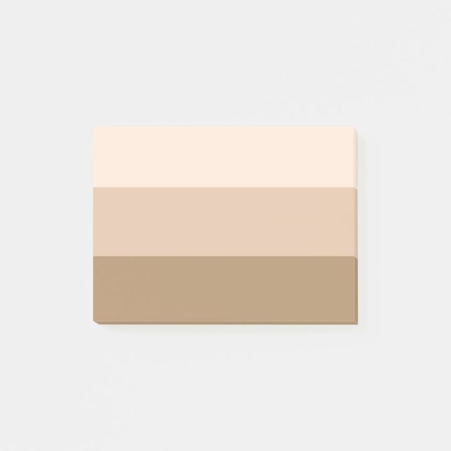 Post-it® Ombre Brown de cacao rayé (Devant)