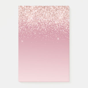 Post-it® Ombre de la Parties scintillant rose Glitz