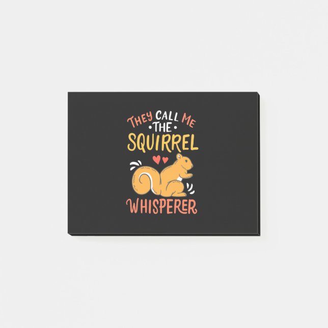 Post-it® On M'Appelle Le Whispereur D'Écureuil (Devant)