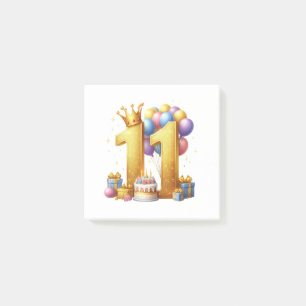 Post-it® Onzième anniversaire doré