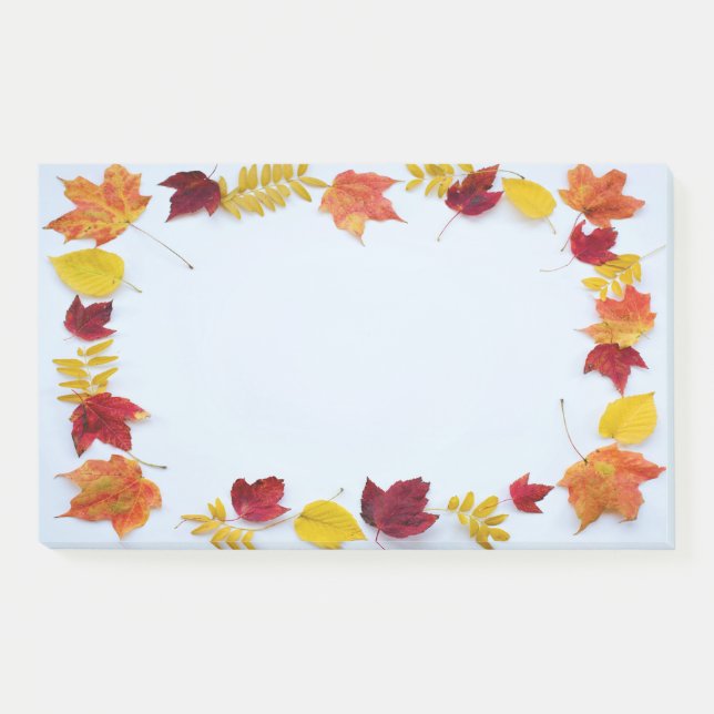 Post-it® Options de bordure 1A-B de l'automne (Devant)