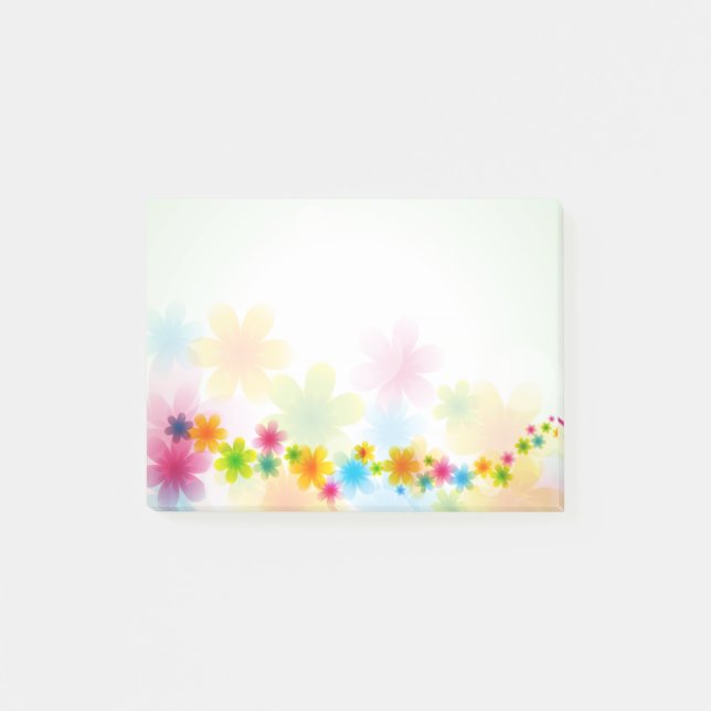 Post-it® Options du décor 54 de fleur (Devant)