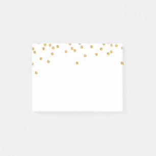 Post-it® Or moderne de parties scintillantes de confettis