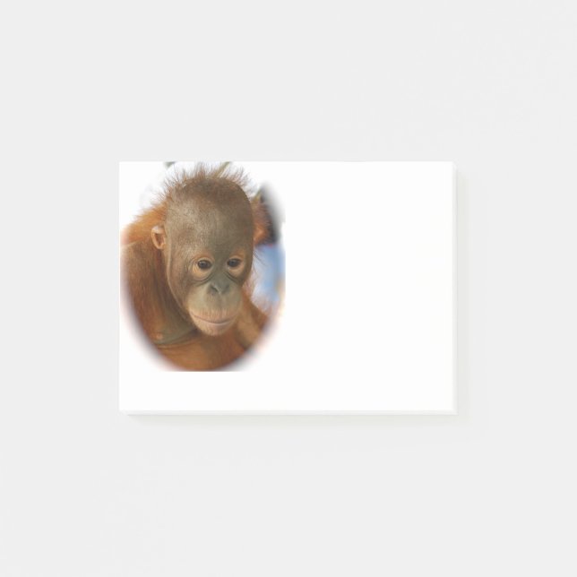 Post-it® Orang-outan de bébé (Devant)