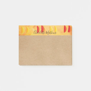 Post-it® Orange et Citrons Rustique Personnalisé