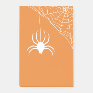 Post-it® Orange Halloween Spiderweb