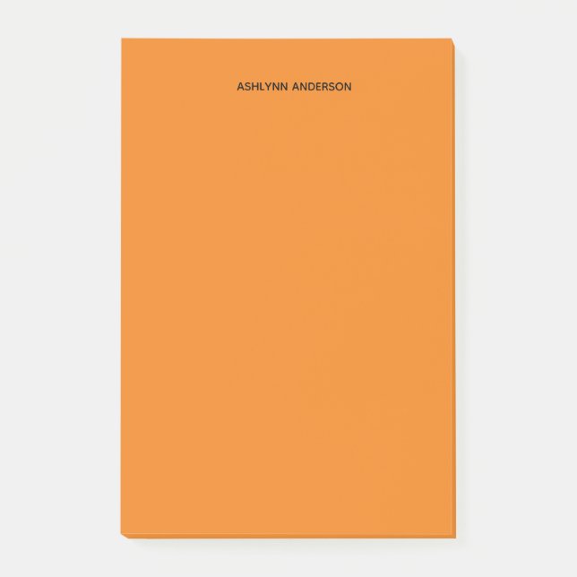 Post-it® Orange personnalisée (Devant)