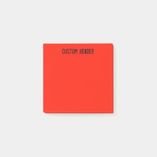 Post-it® Orange/Rouge