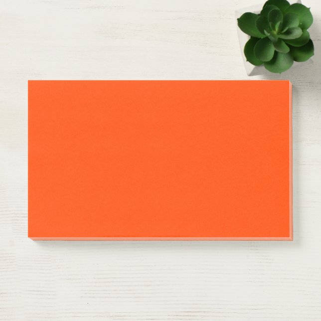 Post-it® Orange Rouge Simple 10" x 6" (Bureau)