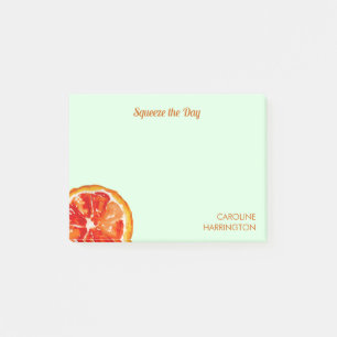 Post-it® Orange Squeeze Day Cute Inspirational Citrus