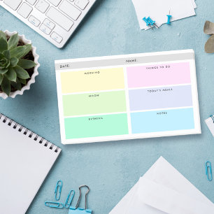 Post-it® Organisateur quotidien - Pastels